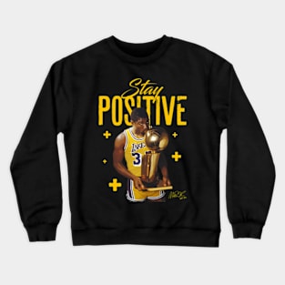 Magic Johnson Stay Positive Crewneck Sweatshirt